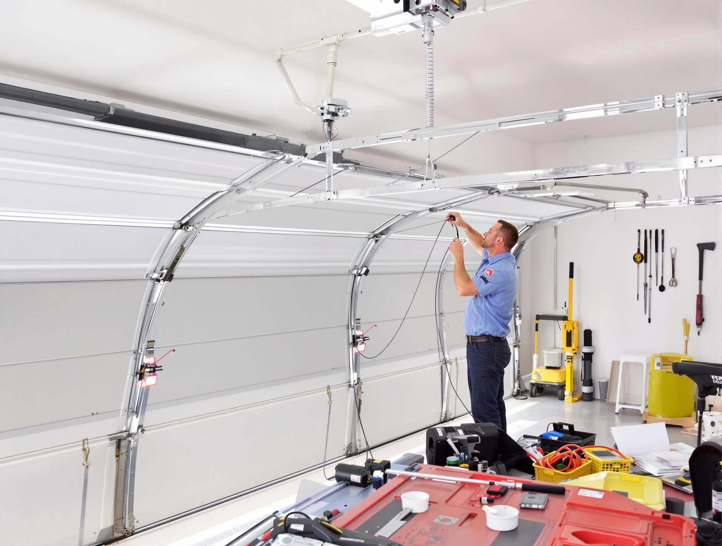 Garage door cable repair service by Morris Garage Door Repair in Morris