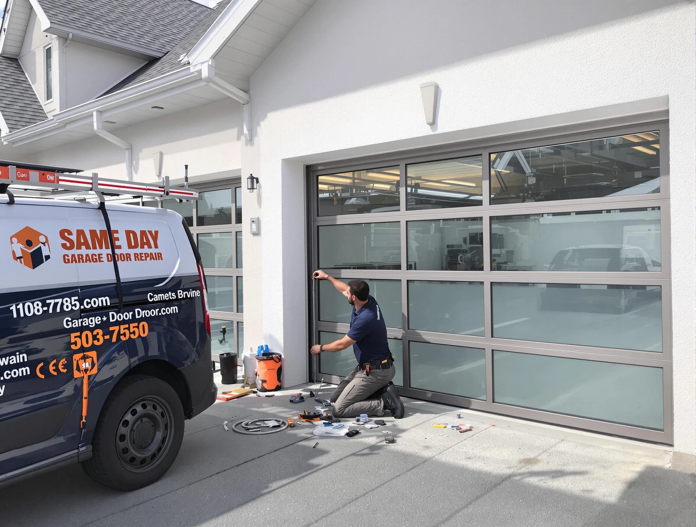Same-day garage door repair service by Morris Garage Door Repair in Morris