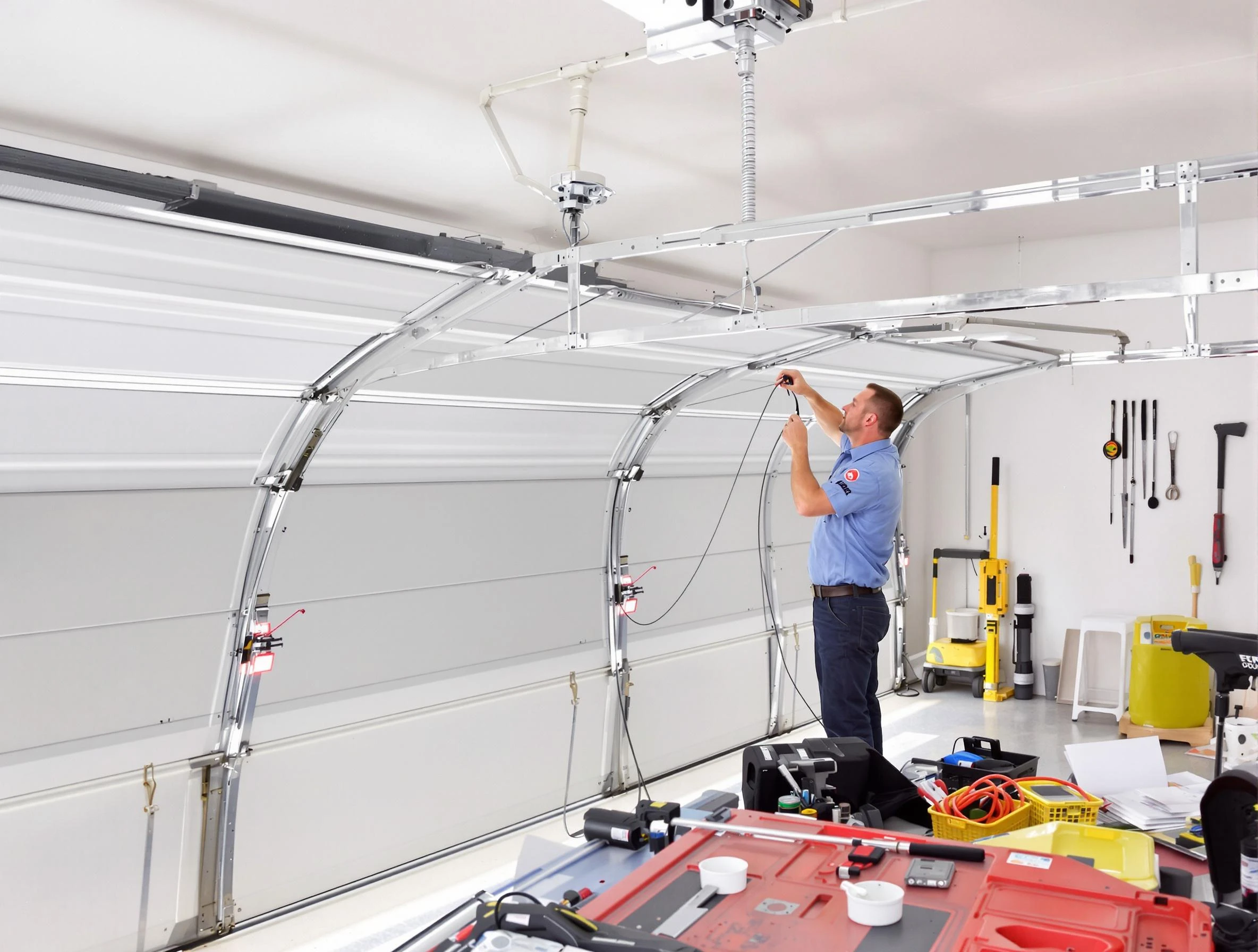 Garage door cable repair service by Morris Garage Door Repair in Morris