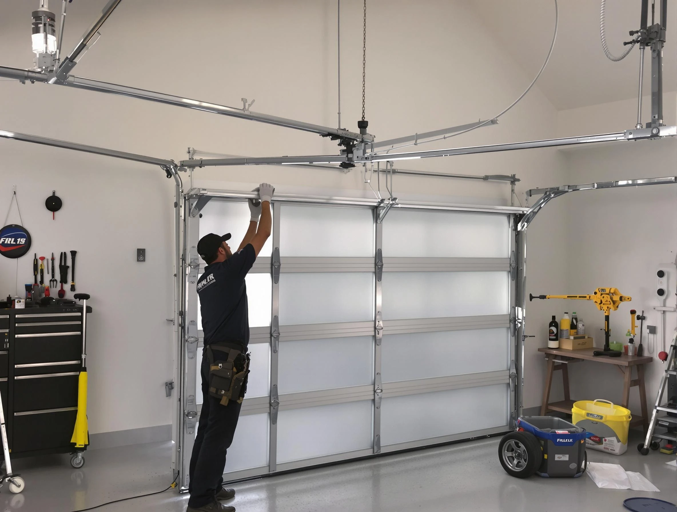 Morris Garage Door Repair certified team performing precision garage door installation in Morris