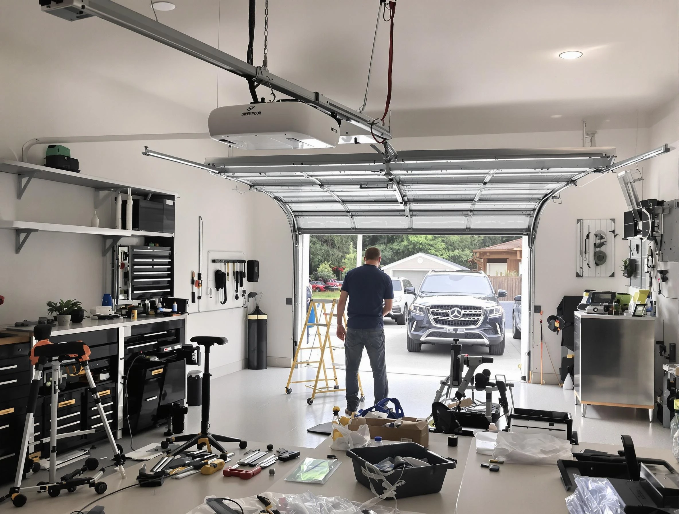 Garage door opener installation by Morris Garage Door Repair in Morris