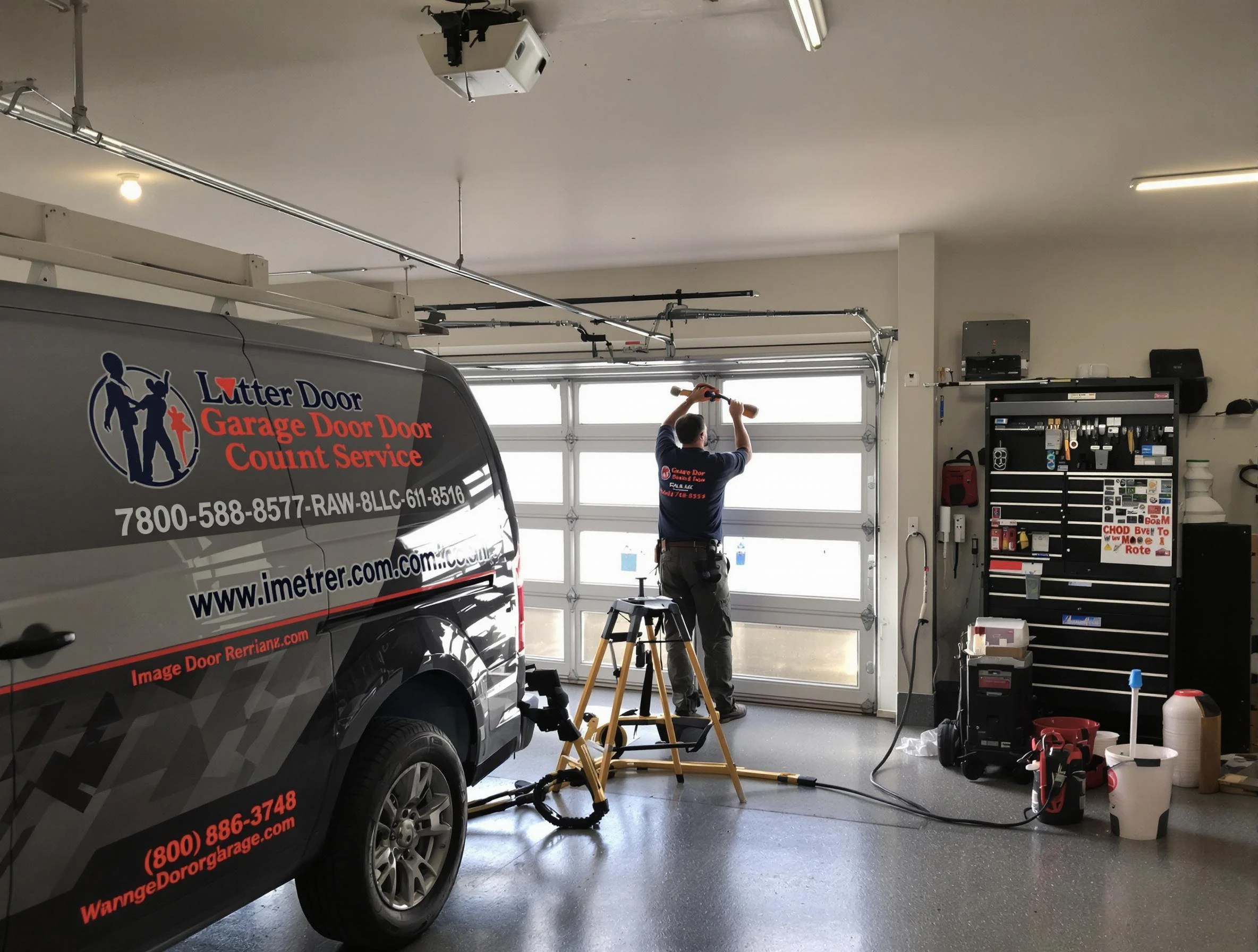 Morris Garage Door Repair rapid response team performing same-day repair in Morris