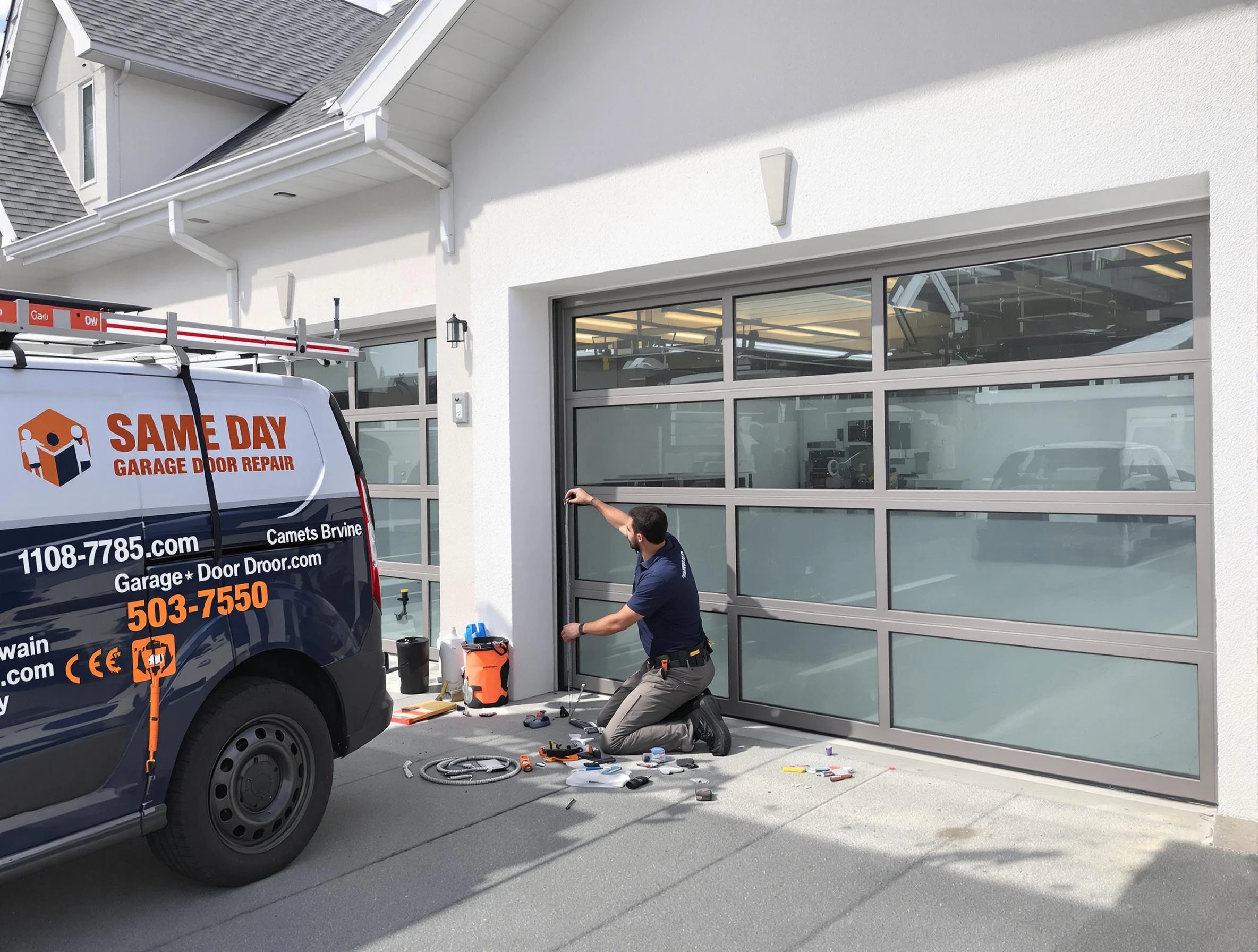 Same-day garage door repair service by Morris Garage Door Repair in Morris